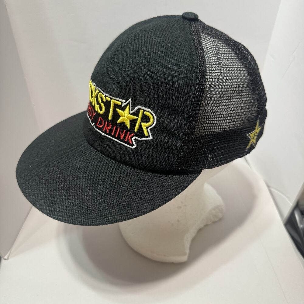 ROCKSTAR ENERGY Drink Hat Snapback trucker Cap mesh vintage Y2K